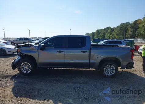 2021 Chevrolet Silverado 1500 4Wd Short Bed Wt z USA, uszkodzony, nr VIN 1GCUYAEF7MZ222128